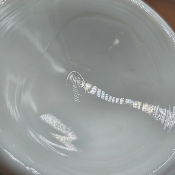 Vintage Milk Glass Hobnail Ruffled Vase Fenton Small Accent Decor - Picture 3 of 6